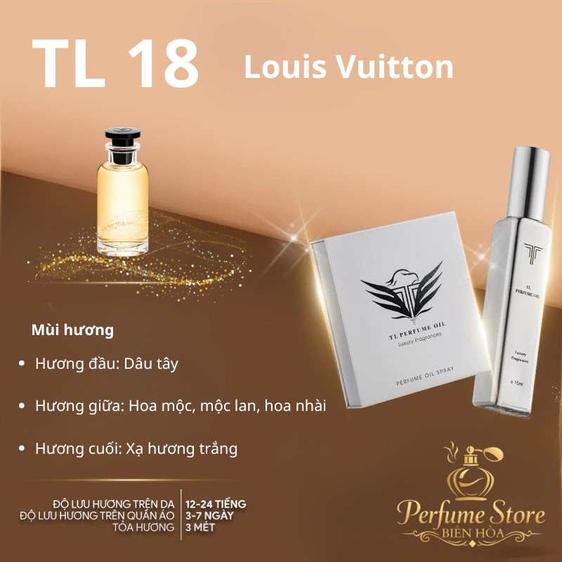 Nước hoa unisex thanh tao tinh tế TL 18 Louis Vuitton
